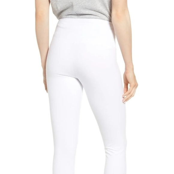 Lysse Medium Control Split Denim White Legging - Picture 6 of 7